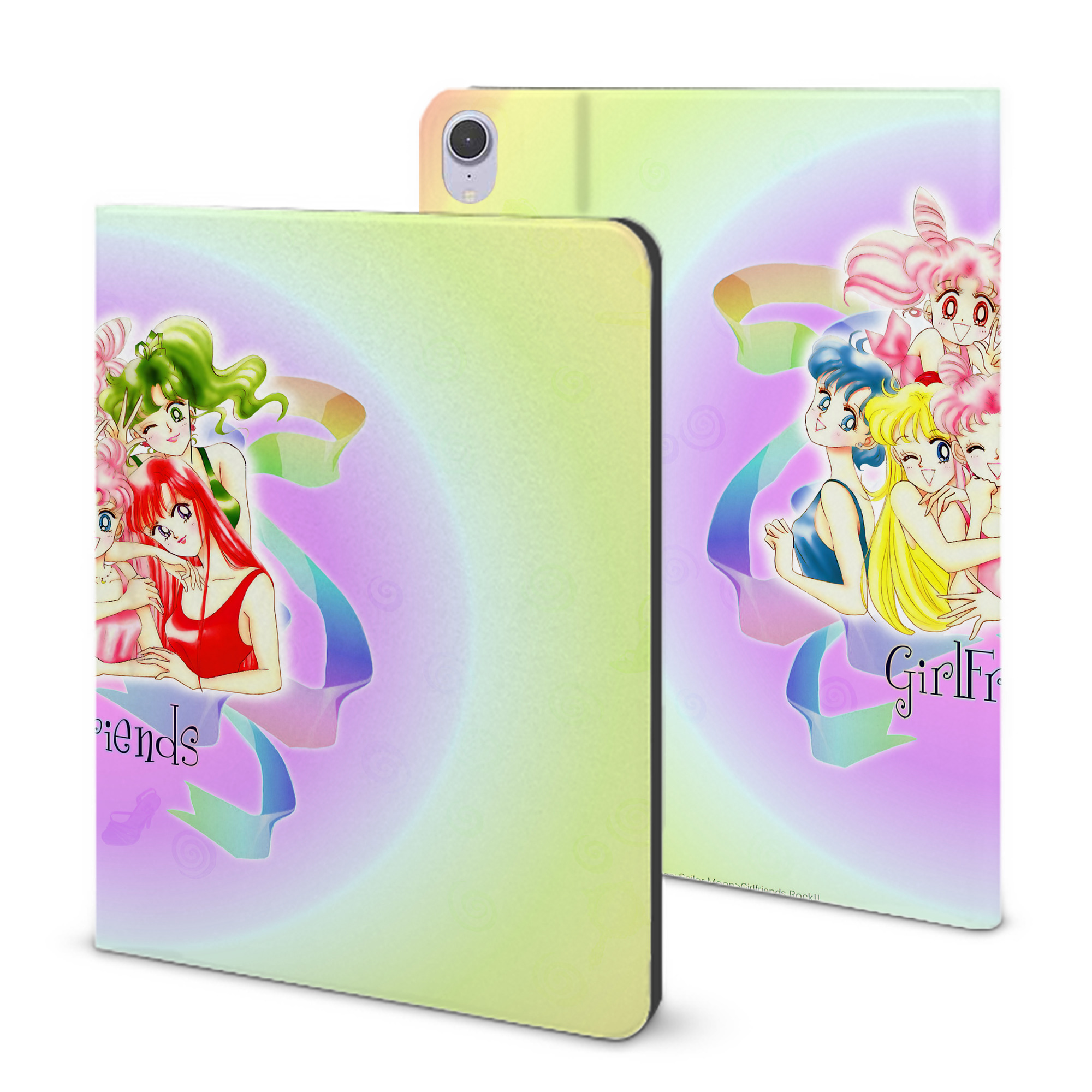 （画像用） 美少女戦士セーラームーン Sailor Moon IPad ケース ブック型 PUレザー TPU 耐衝撃 軽量 薄型 ペン収納なし 全面保護 IPad 各モデル対応
